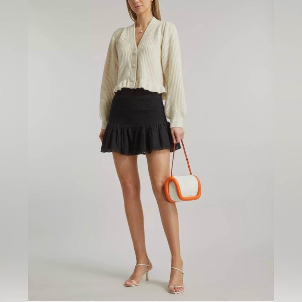 LoveShackFancy Milla Ruffle Mini Skirt
